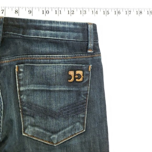 Joe's PROVOCATEUR BOOT CUT Faded Dark Jeans 26 - Picture 5 of 8